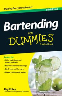 Bartending for Dummies cover